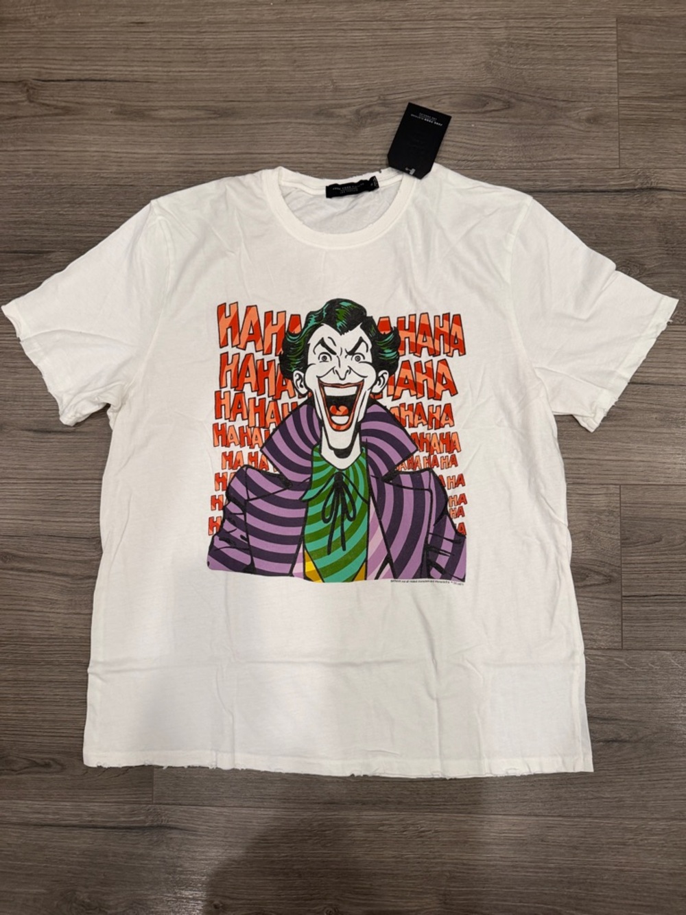 Junk Food Clothing Vintage DC’s Joker Distressed Tee Men’s Size Extra Large